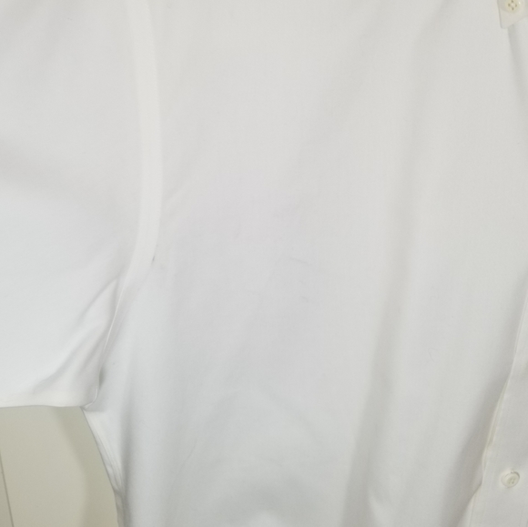 Nordstrom Smartcare White Short Sleeve Shirt 16 - Picture 8 of 16